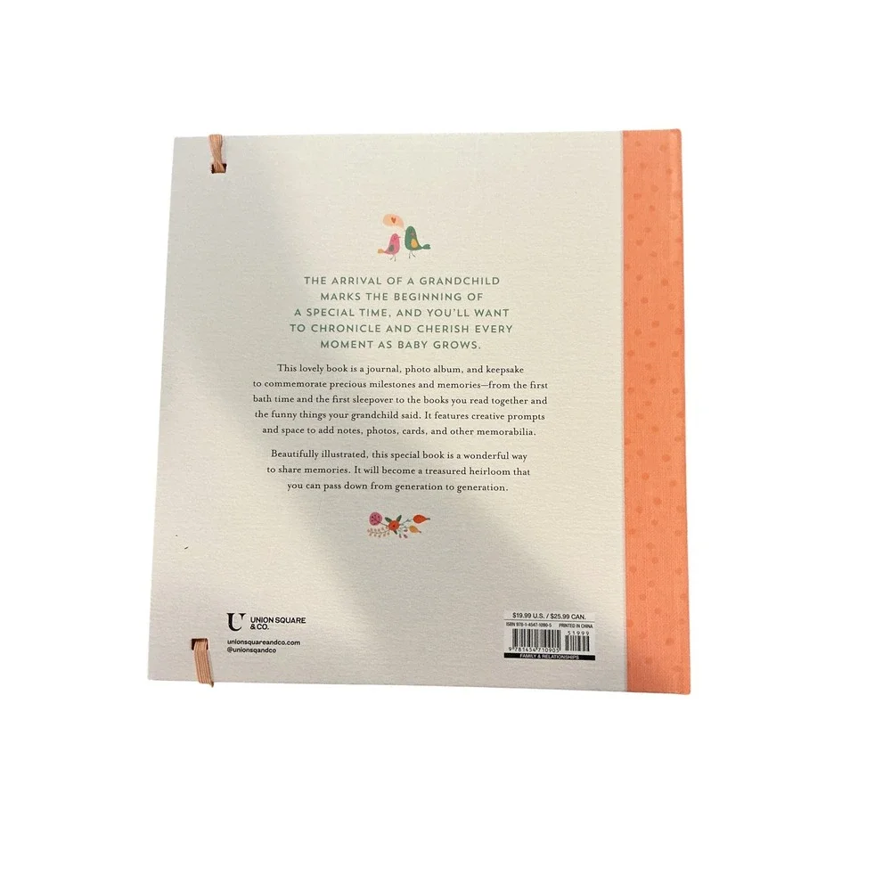 Union Square & Co A Grandparents Keepsake Album Baby Memory Book Elephant Book